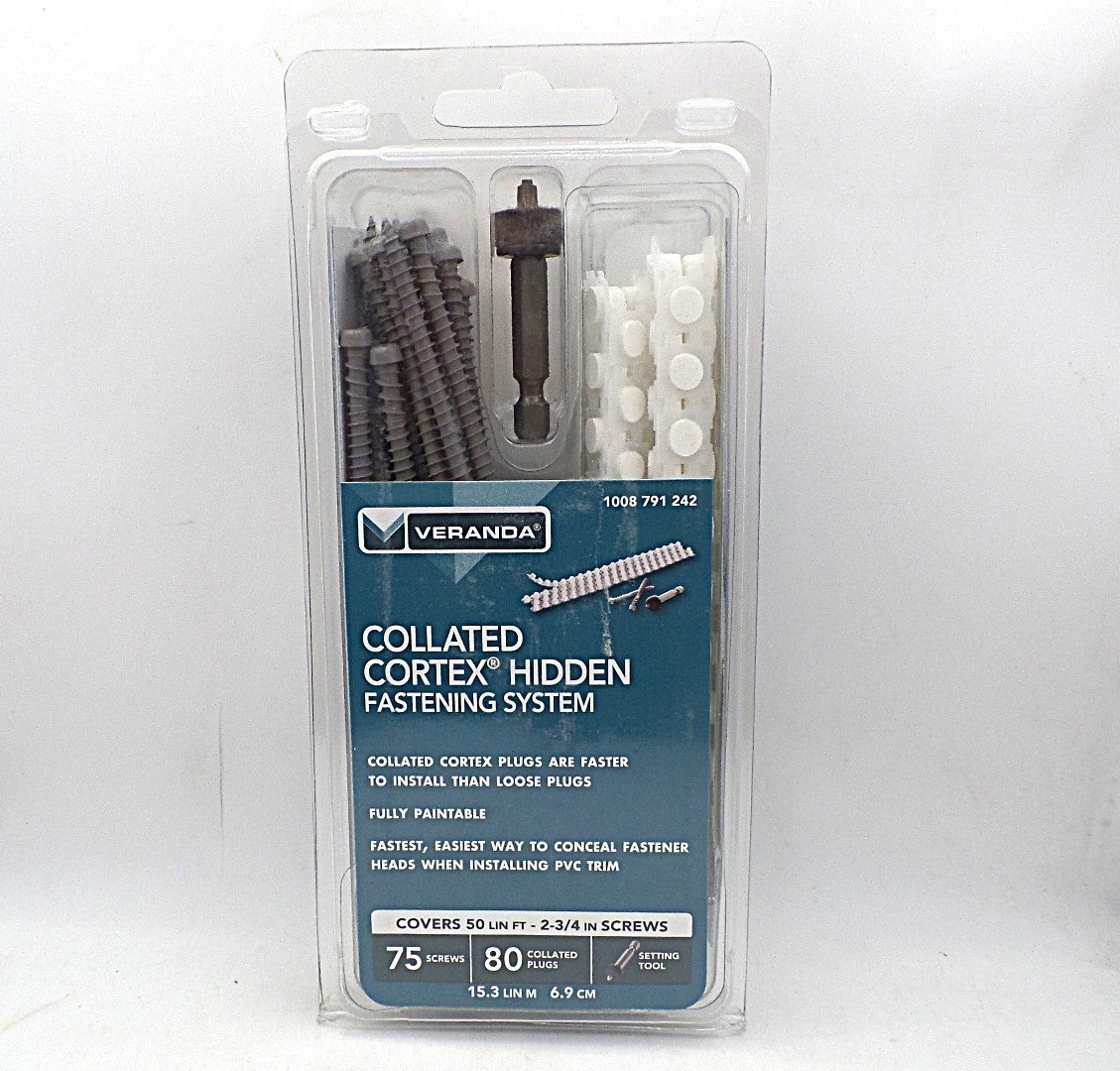 FASTENMASTER 2-3/4″ COLLATED CORTEX FASTENING SYSTEM SCREW/PLUG, VERANDA TRIM
