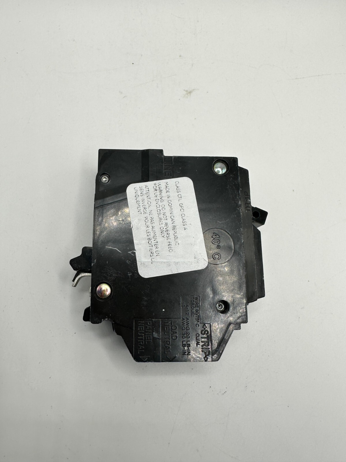 USED THQL1120PDF GE 20A AFCI/GFCI DUAL-FUNCTION PLUG-ON NUETRAL CIRCUIT BREAKERS