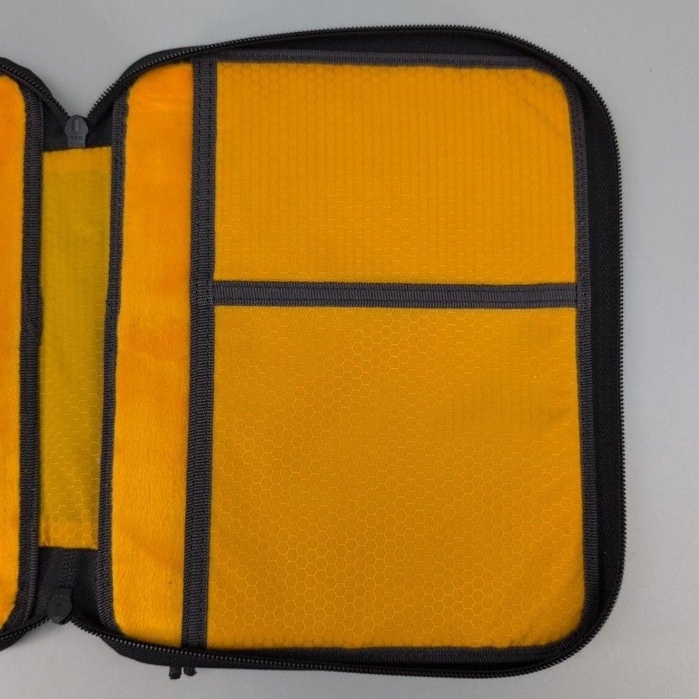 LOCHBY Daily Folio A5 Black Yellow YKK Travel Pen Case Pouch