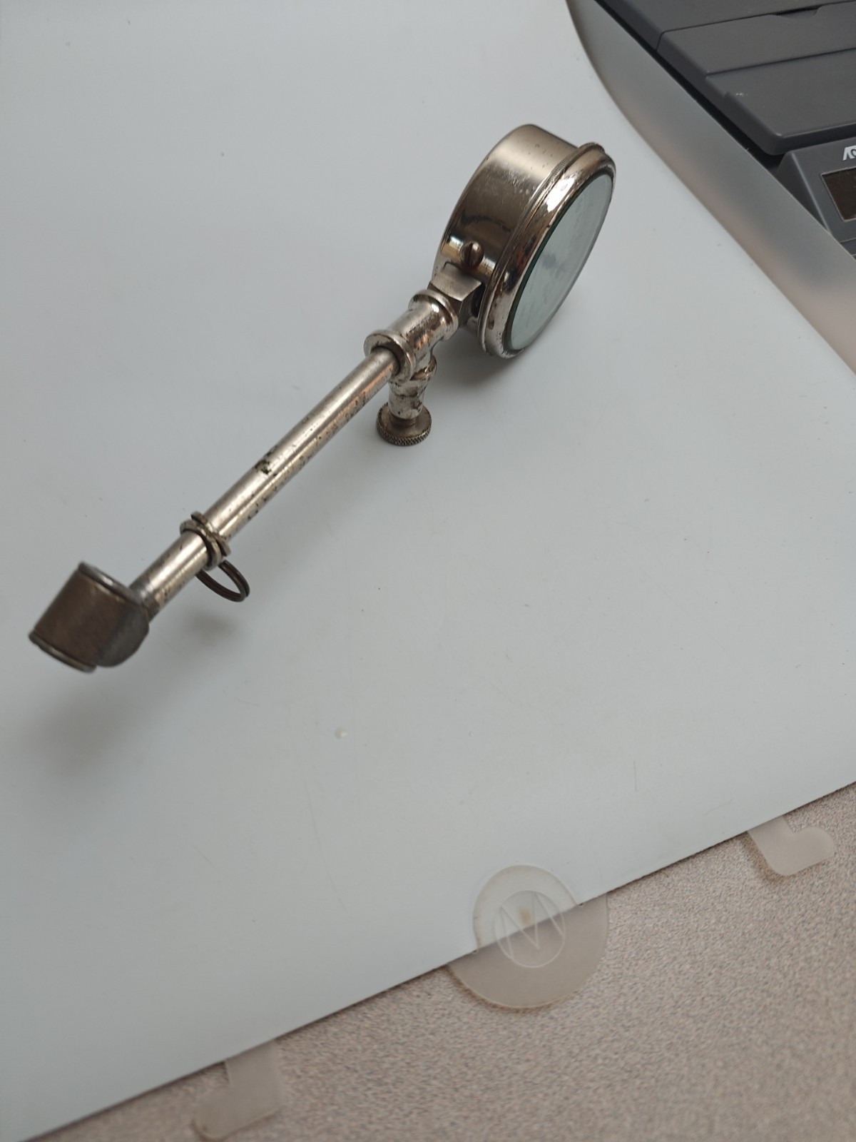 Ashcroft Carbonation Gauge 3″ Range: 0-110# Test Valve. Bridgeport Conn. U.S.A