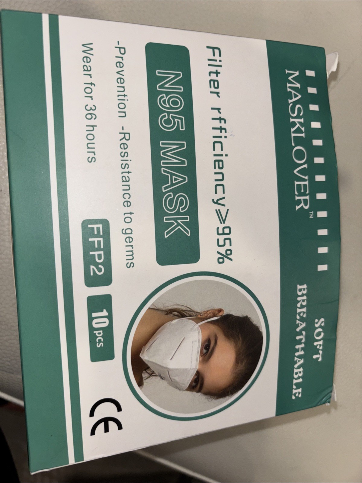 KN95 Face Mask, Pack of 10