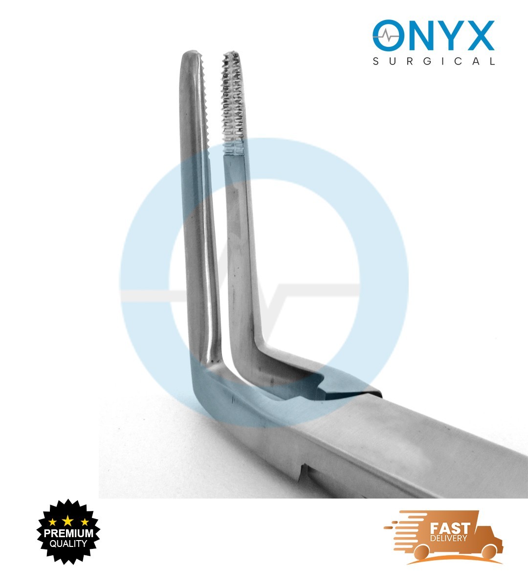 19″ Equine Dental Slim Line Fragment Forceps Long Nose Set 4cm 6cm 8cm