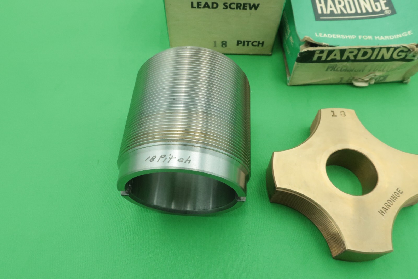 Hardinge Precision Lead Screw & Follower 18 Pitch Excellent HHR769618 R736918