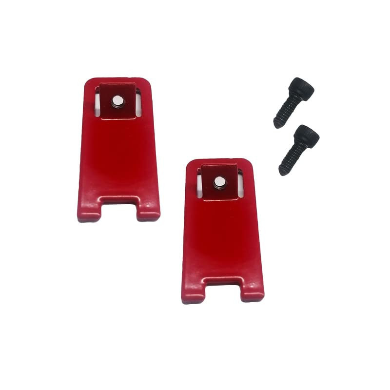 2 Sets Fire Alarm Lockout Kit Metal Panel Lock with Labels Screws & Hex Key