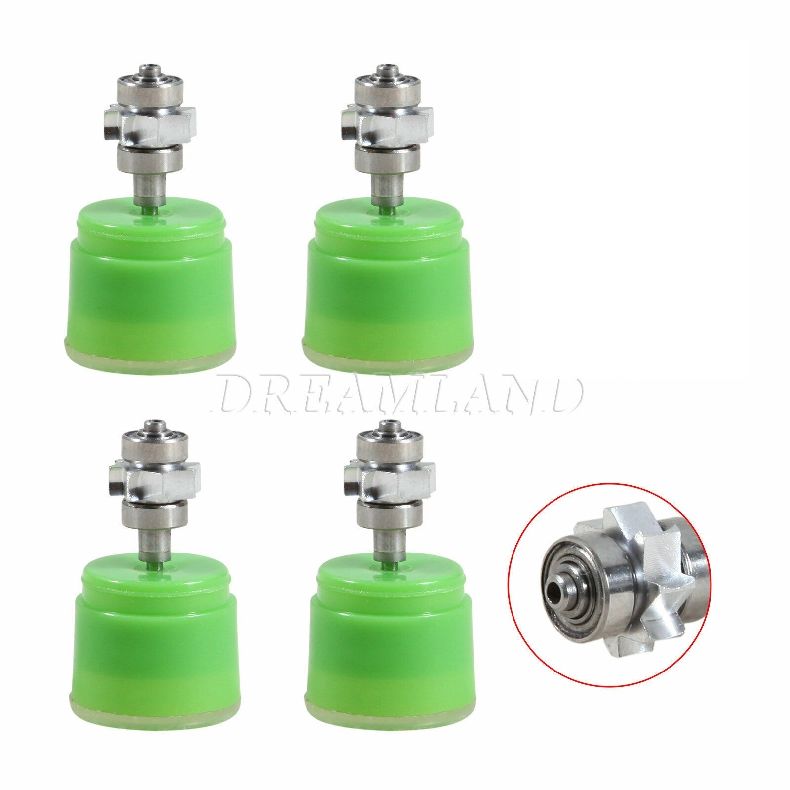 4x Dental Cartridge Rotor Fit 45 ° Angle Degree High Speed Handpiece WCA4 in USA
