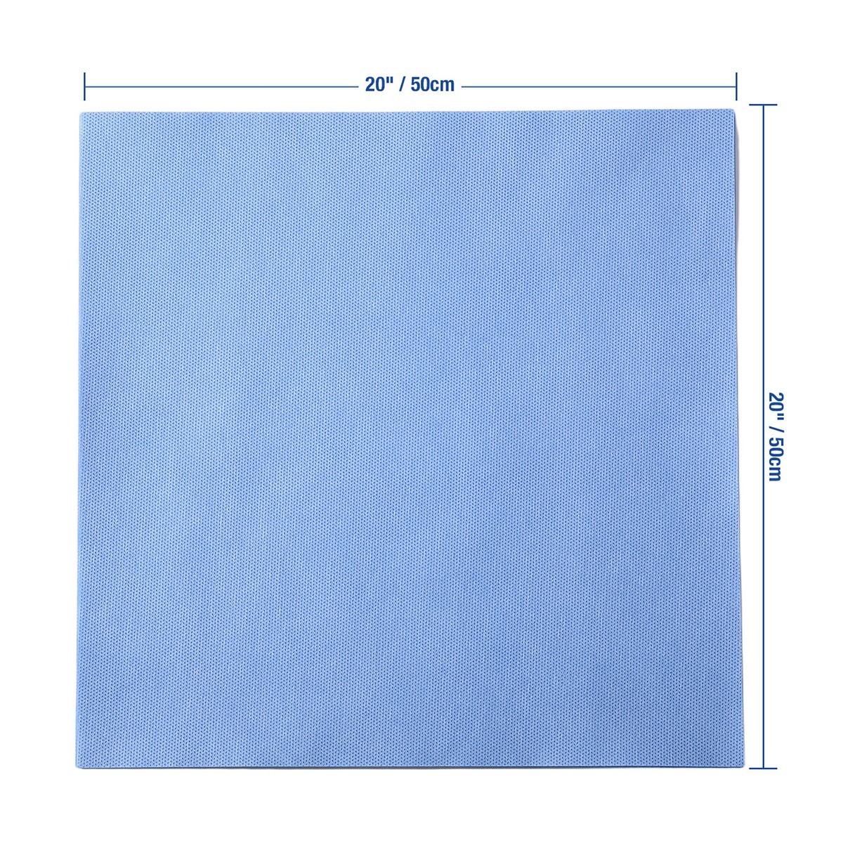 50pcs Sterilization Wrap Sheet Autoclave SMMS Non-Woven Wrap Sheets Crepe Paper