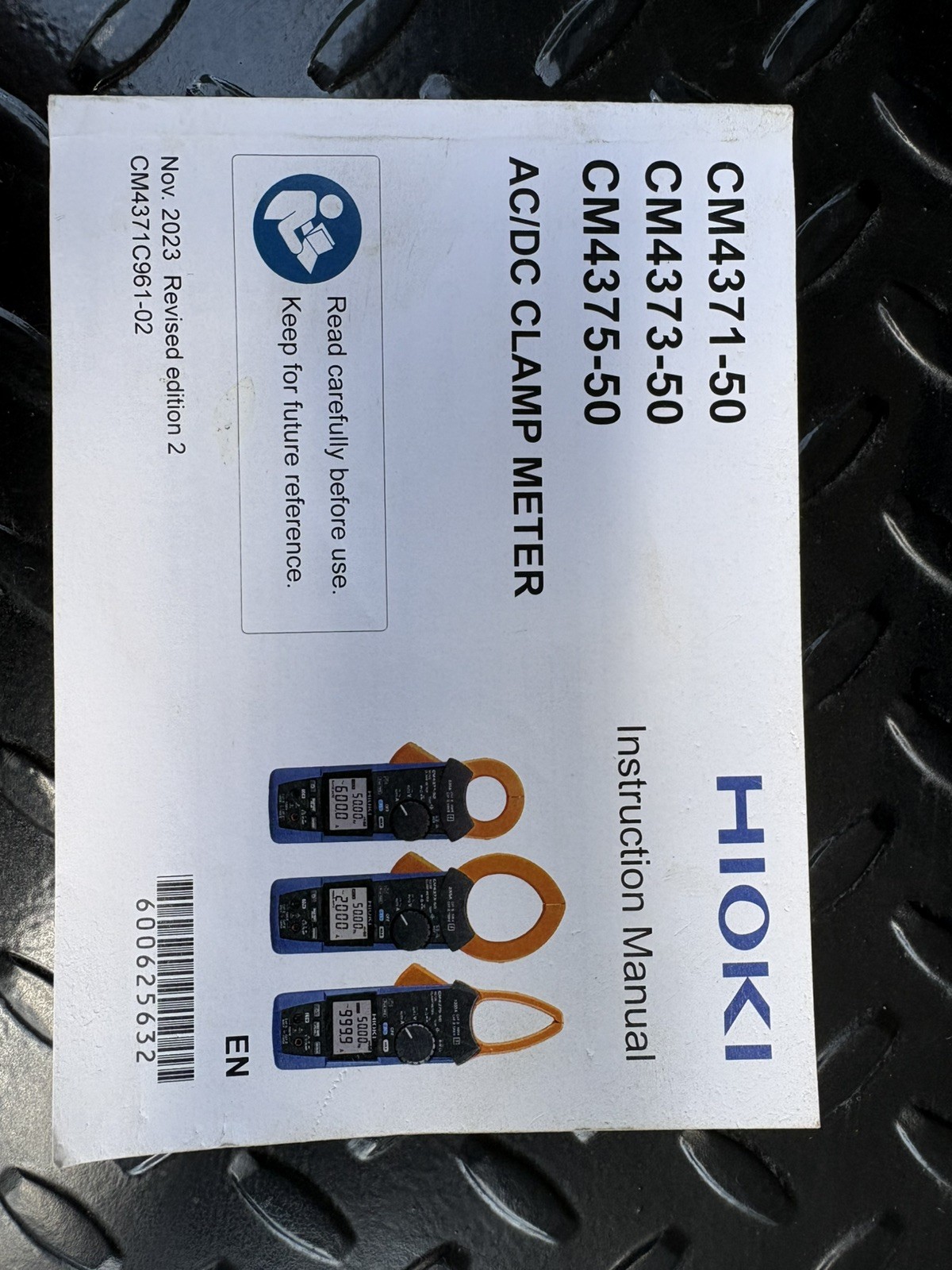 HIOKI CM4375-50 AC/DC ClampMeter TrueRMS 1000A InrushPeak SlimJaw FREE SHIPPING