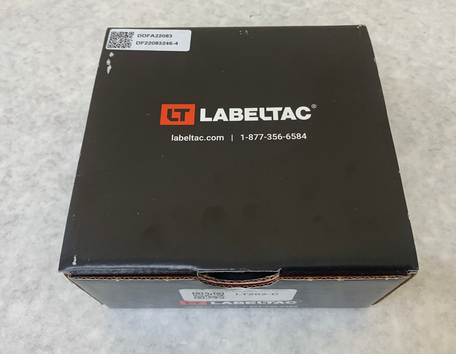 LabelTac LT202-C 2″x75′ White Indoor/ Outdoor Vinyl Label for LT6