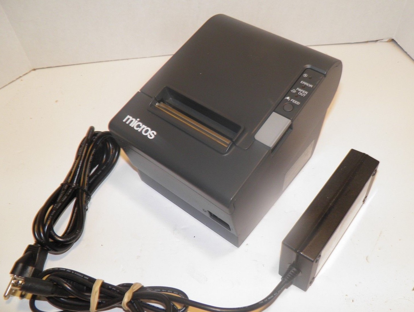 Micros Epson M129H TM-T88IV Thermal POS Receipt Printer IDN Printer w Power