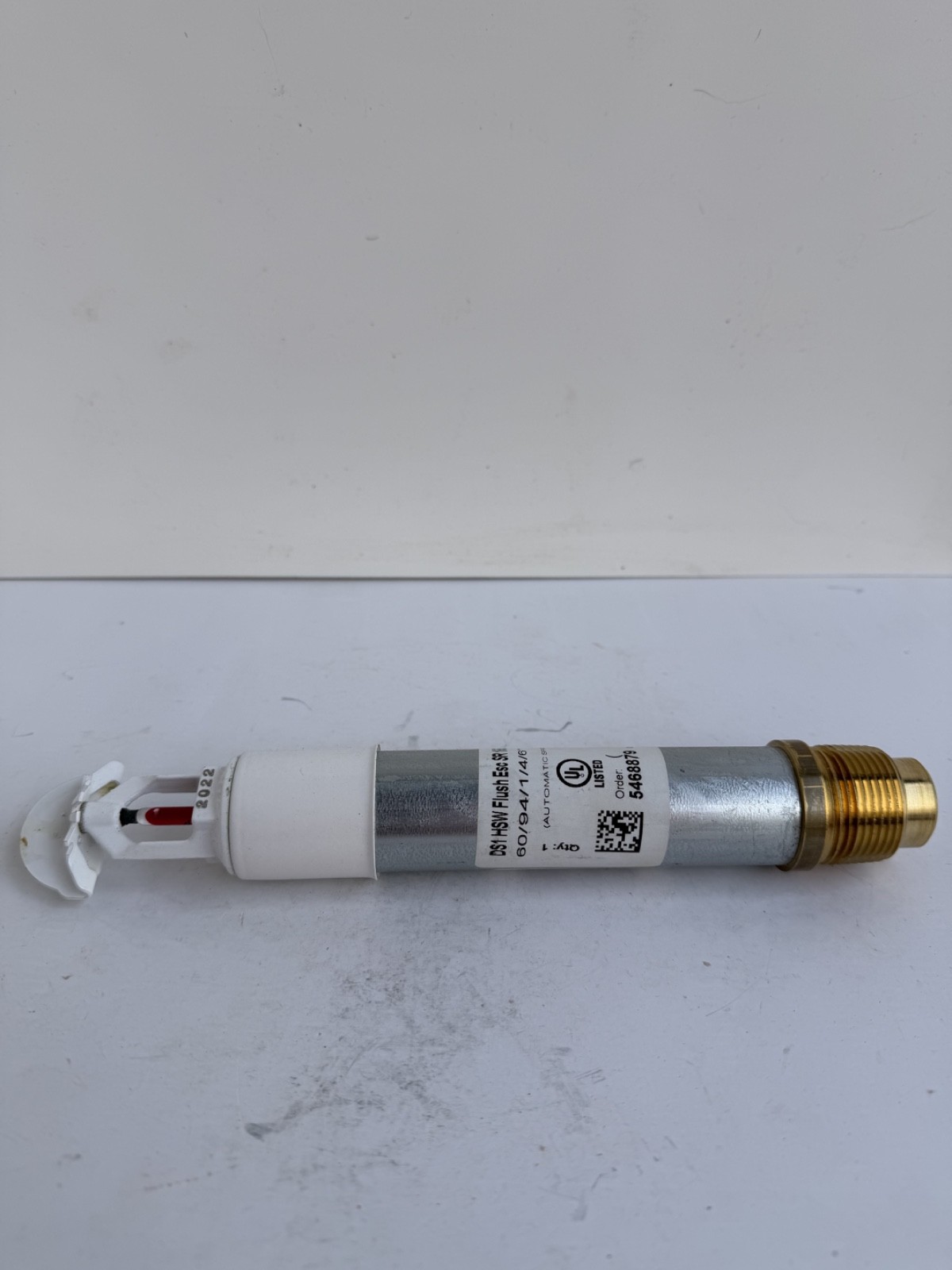Tyco 6″ DS1 HSW Flush Esc SR 155 White/White 60/94/1/4/6″ UL NEW