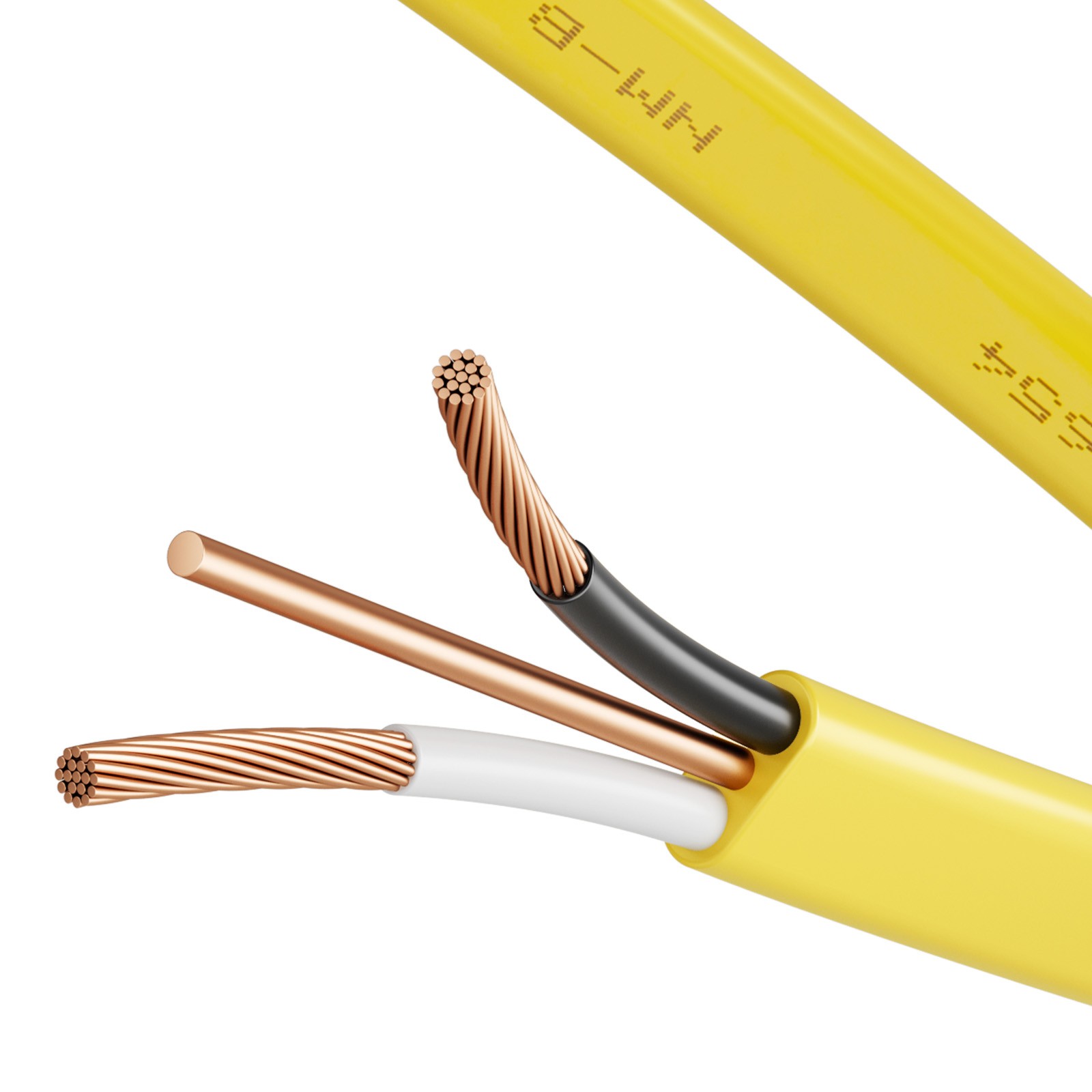 VEVOR NM-B Wire 14AWG/2C Copper Core Cable 100 ft Electrical Wire with Ground