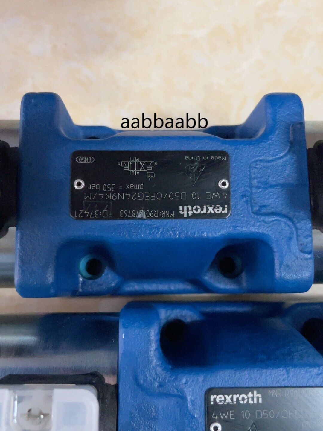 Rexroth valve 4WE10D50 OFEG24N9K4 M R901278763 4WE 10 D50 OFEG24N9K4 M