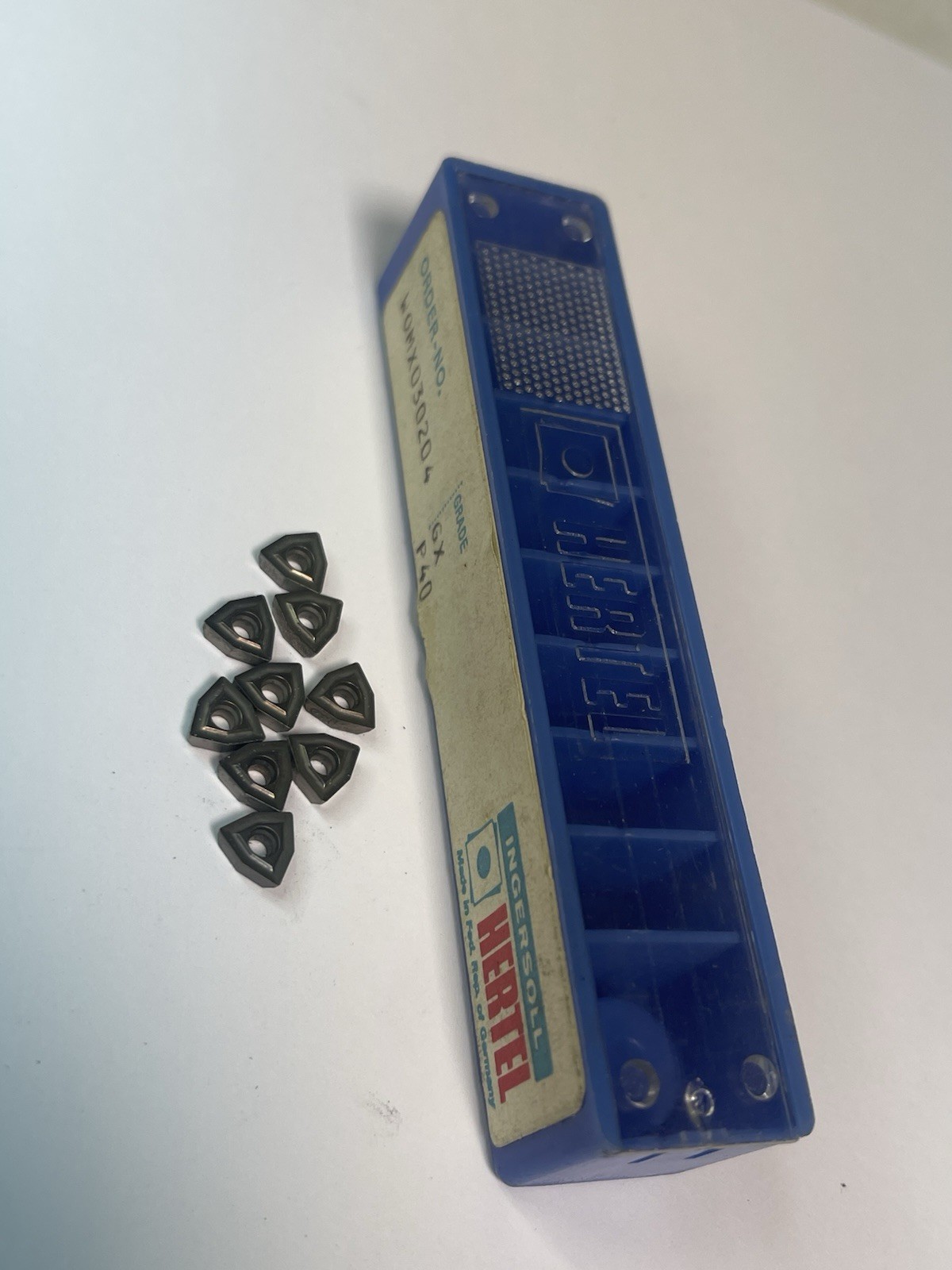 HERTEL/Ingersoll/Kennametal Carbide Inserts WOMX030204-GX(P40) Qty. 9 (26JL16)