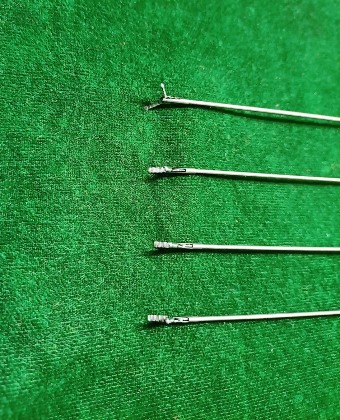 4pc Hysteroscopy Semi Rigid Alligator 5FR with Black Rotar Reusable Instruments