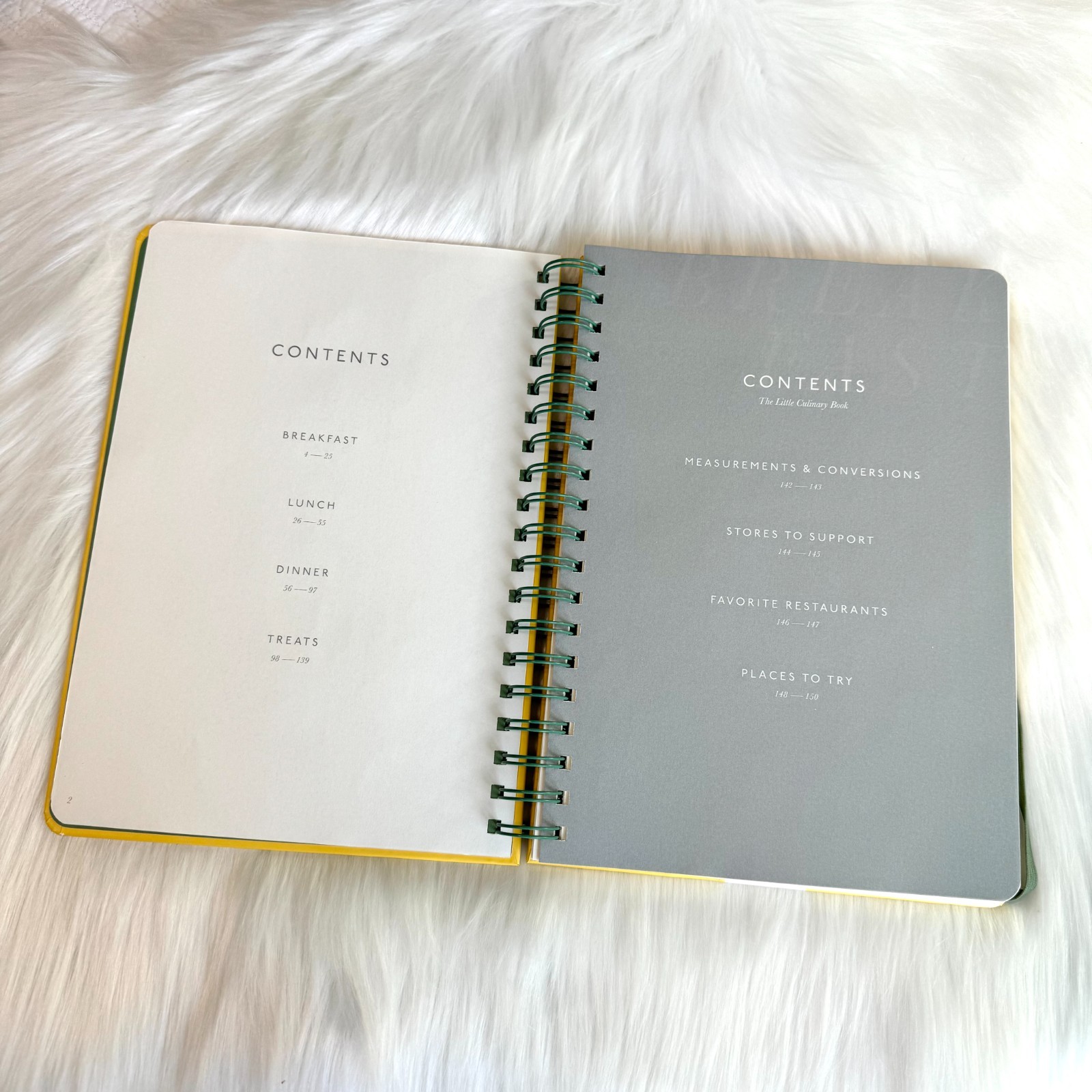 NEW Papier Yellow Recipe Journal Oranges Design Spiral Bound Notebook