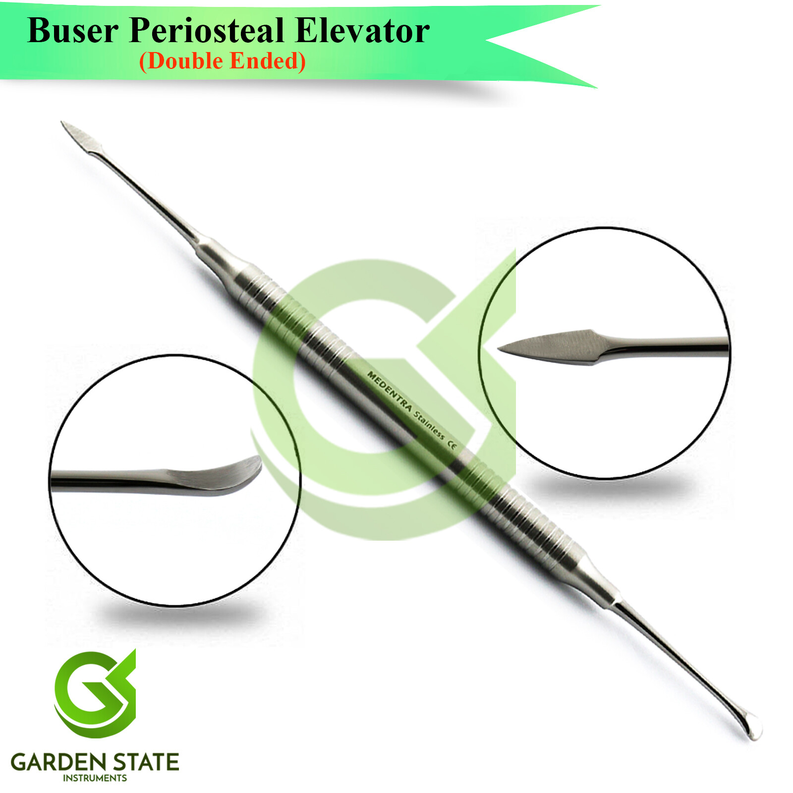 Dental Implant Buser Periosteal Sinus Elevator Double Ended Surgical Instruments