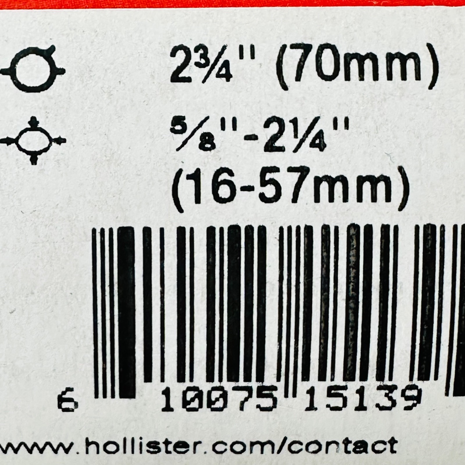 Hollister 14104 New Image FormaFlex Shape-to-Fit Barrier 2-3/4″ Flange Box OF 5