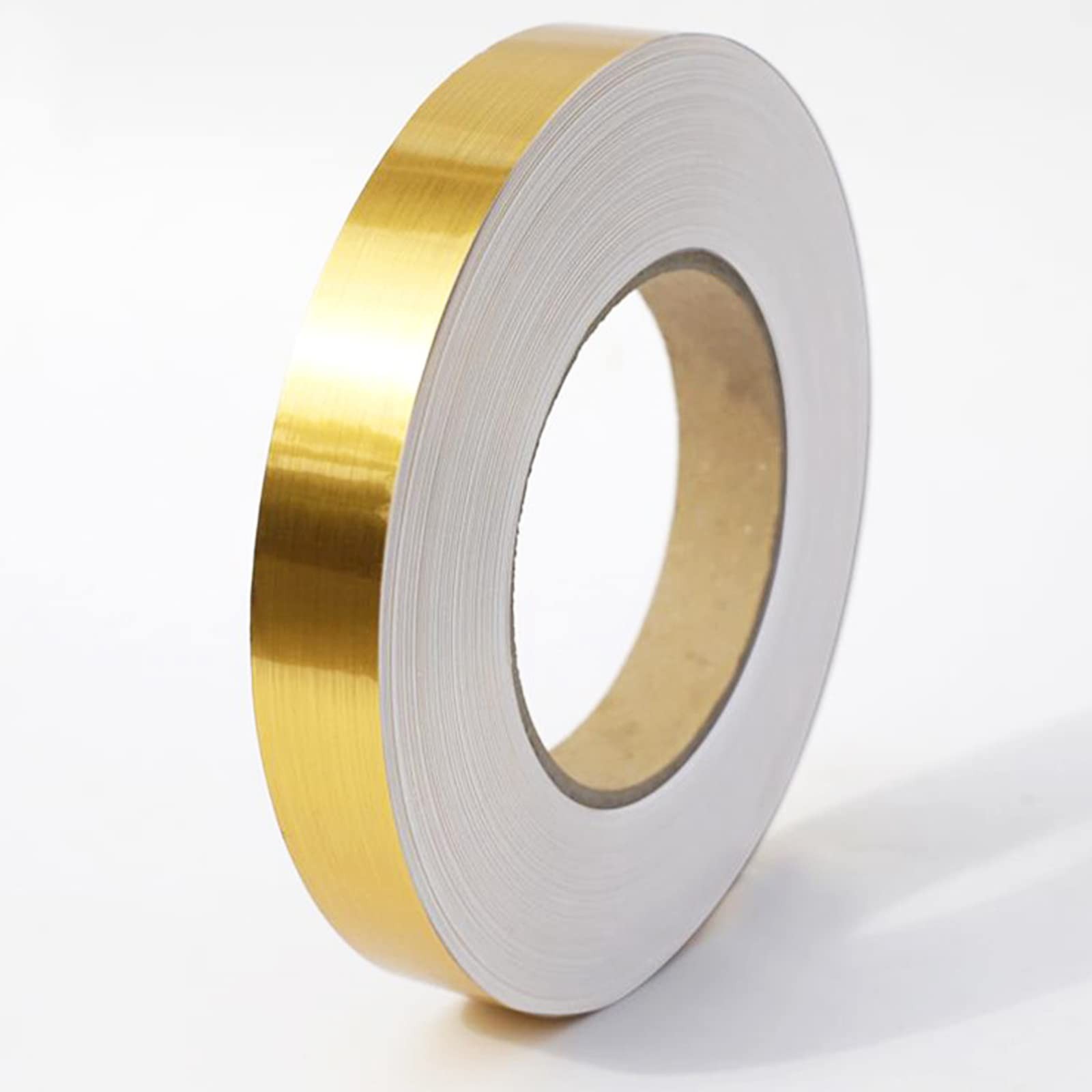 Peel and Stick Gold Metalized Polyester Mylar Film Craft Tape, Self-Adhesive Wal