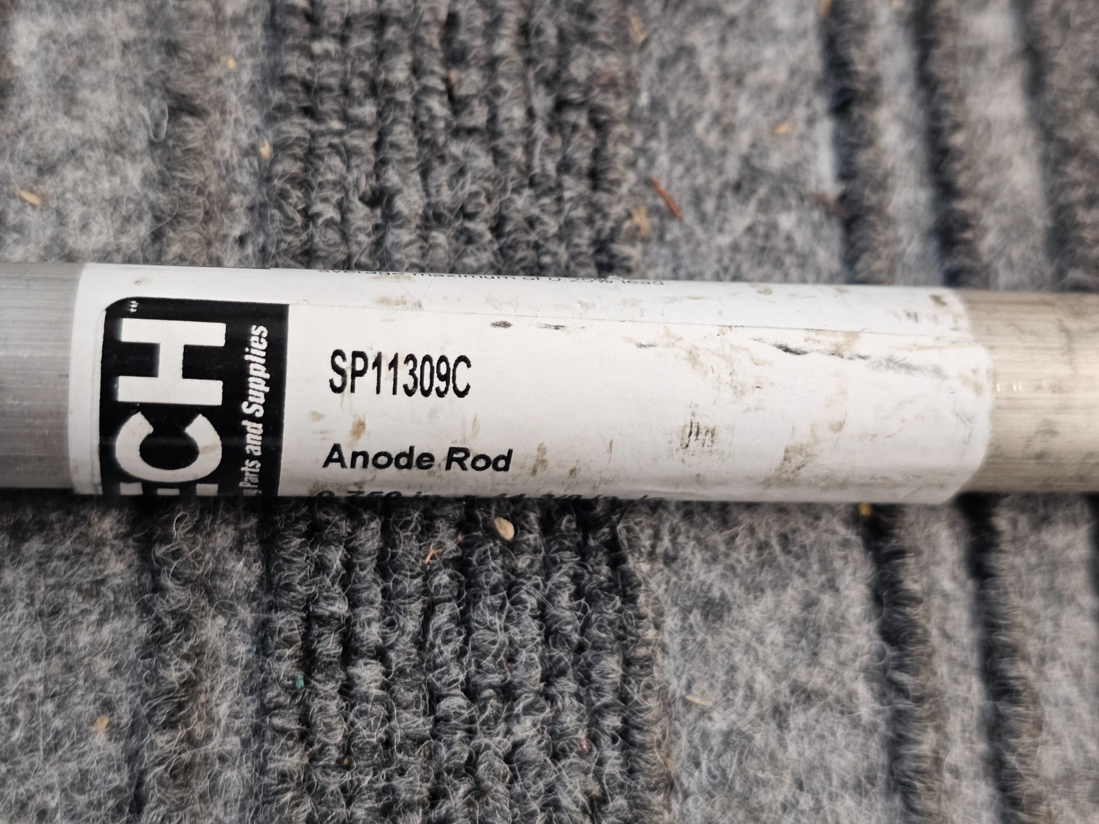 (QTY 2) Protech Rheem SP11309C Resistor Magnesium Anode Rod 44-3/8″ X 0.750″ Dia