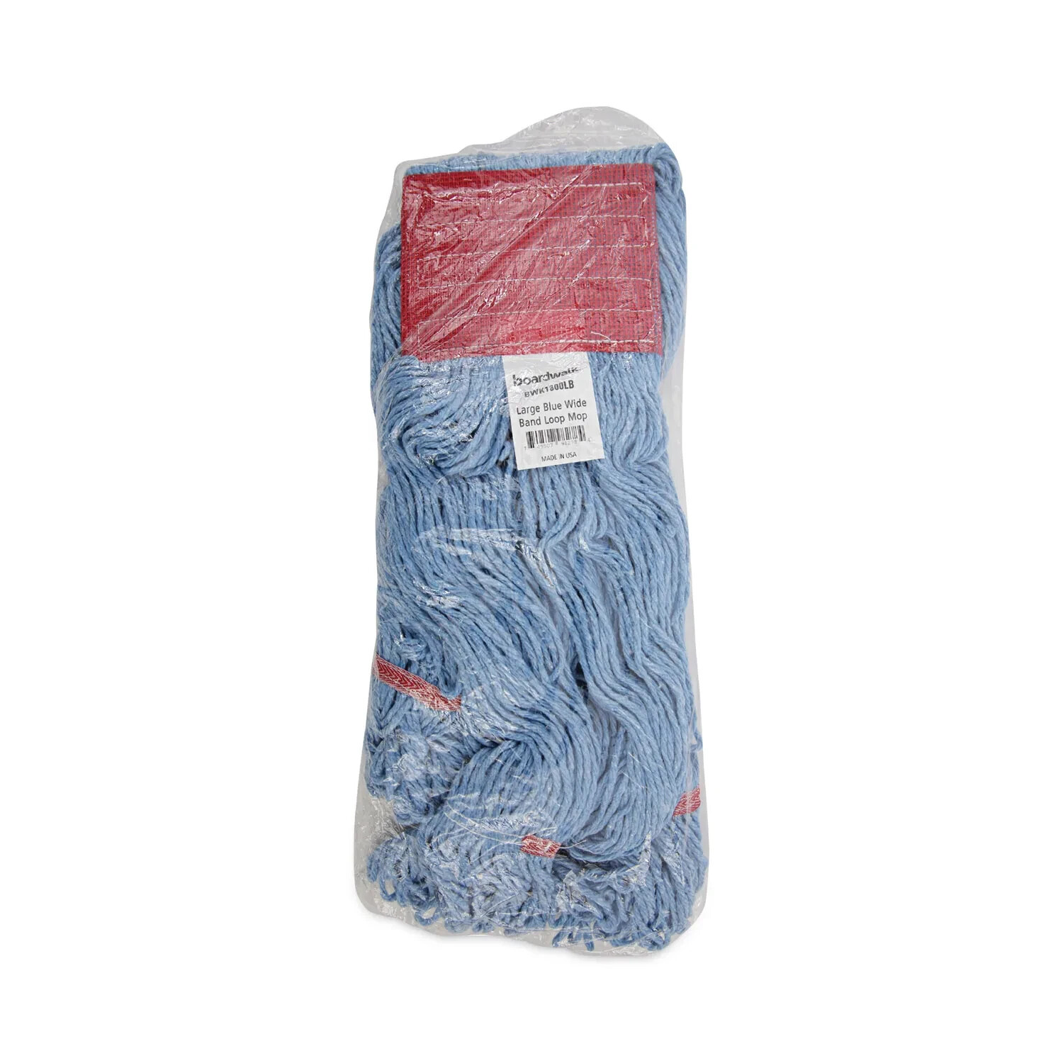 Boardwalk 1800LBDZ Pro Loop Web/Tailband Mop Head – Large, Blue (1 Dozen) New