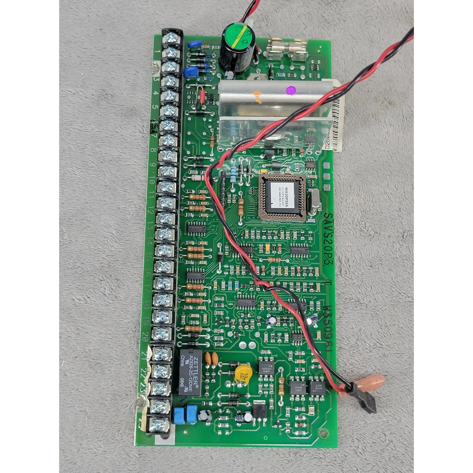 Pittway Ademco K4941V5 REV. B Alarm Control Board SAVS20P3 Vista 20P 2000