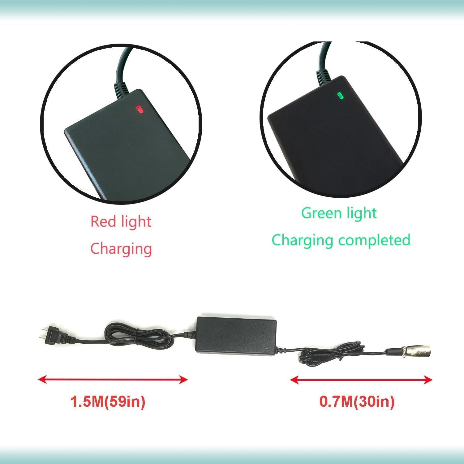 29.4V2A 3 pin XLR Charger for Lithium Battery Charging and Vacuum Cleaner Cha…