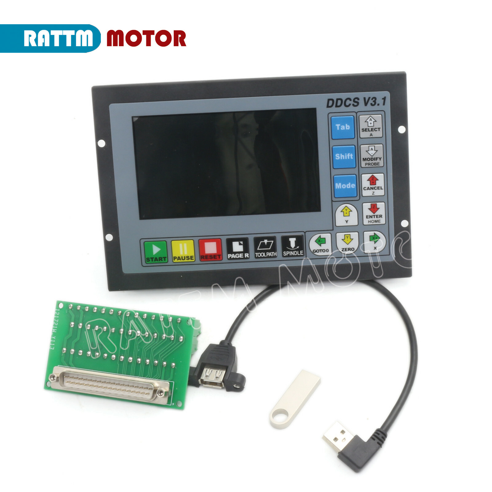 4 Axis 500KHz Offline Motion Controller System DDCSV3.1 For CNC Router Machine