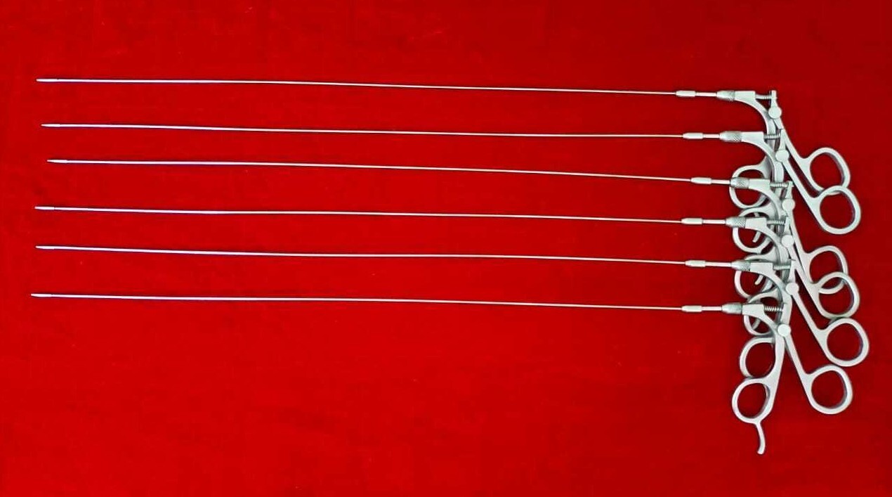 Hysteroscopy Semi Rigid Scissor 5fr 40cm Reusable High Quality Instruments-6pc