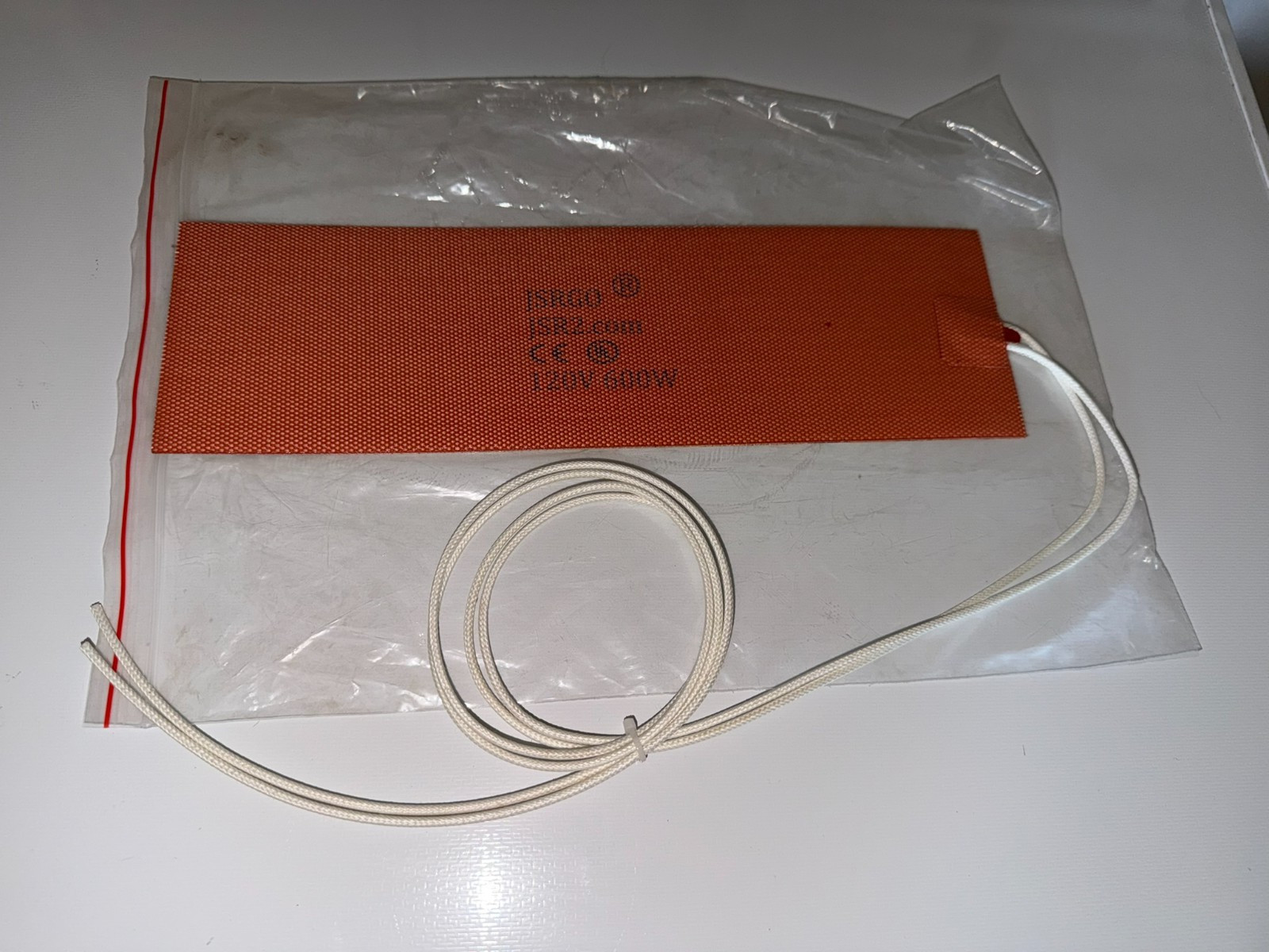 120V 600W Silicone Flexible Heater Pad 12 x 4 inch NEW
