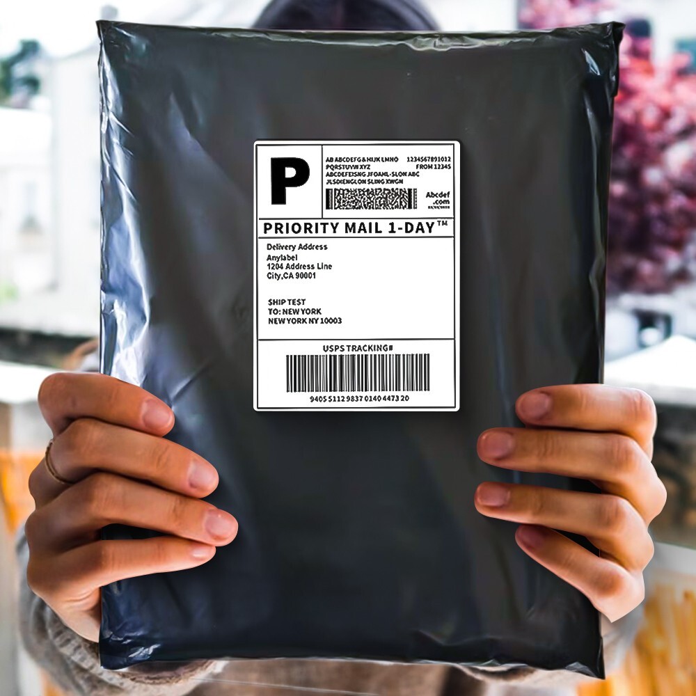 500 12×15.5 Poly Mailer Self Sealing Shipping Mailer Bags Black POLYSELLS