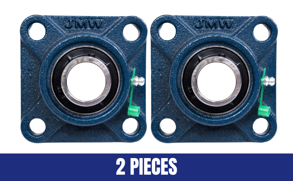 UCF205-16 Pillow Block Flange Bearing 1″ Bore 4 Bolt Solid Base (2PCS)
