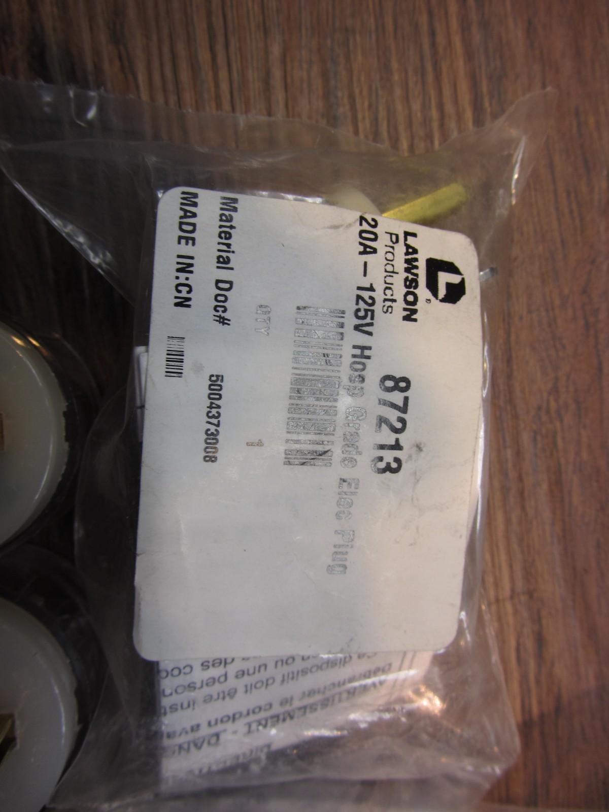 5 x 20A 125V Hospital Grade Male Plug Equipment Power Cord End Repair LAWSON