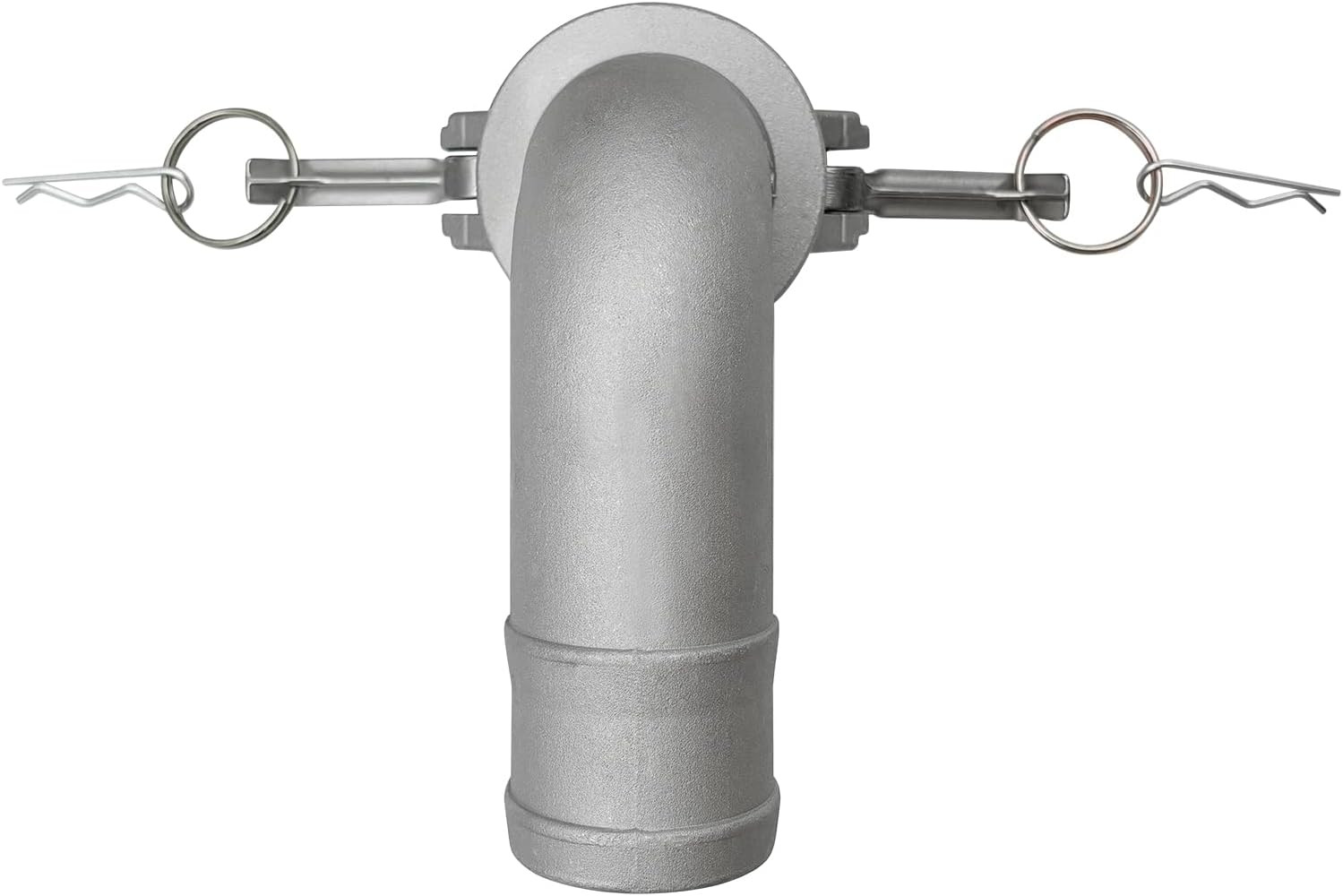 Global Type C Cam and Groove Hose Fitting, 3″ Socket X 3″ Hose ID Barbed, 90 Deg