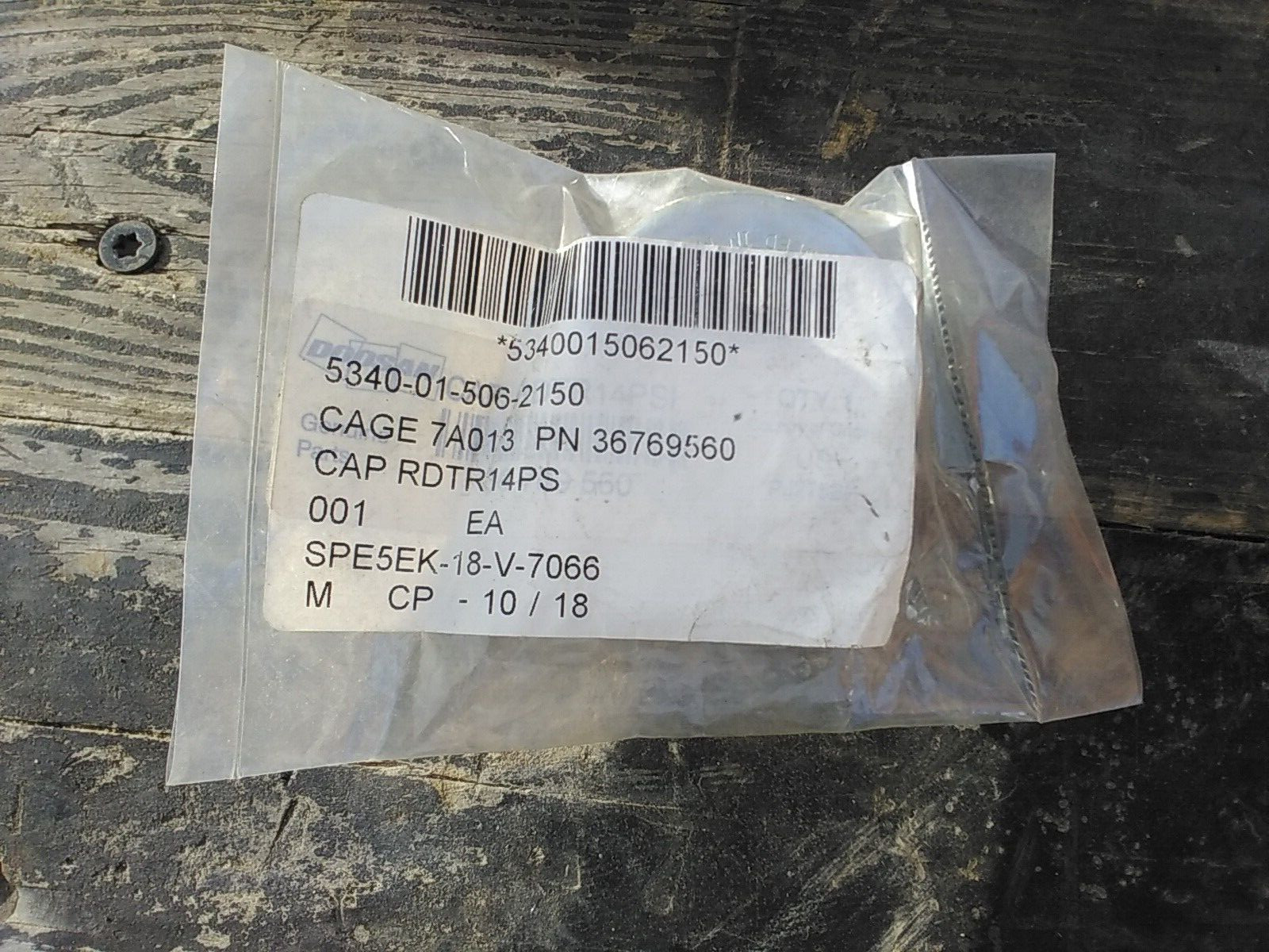 DOOSAN NOS RADIATOR CAP 13 PSI PT# 36769560 NEW