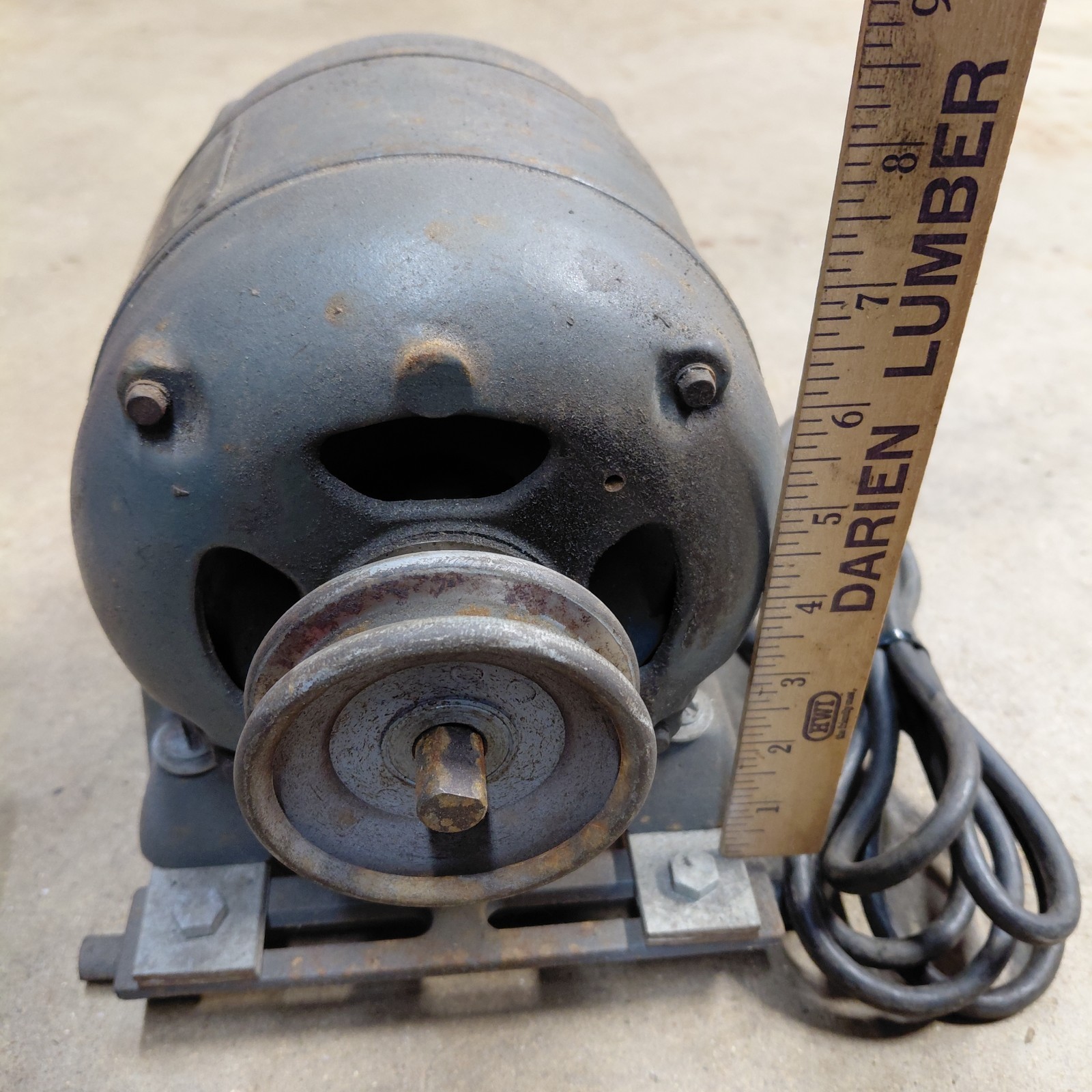 See Video Vintage Sears DUNLAP 1/3 HP Split Phase 115V 1750 RPM Motor 1/2” Shaft
