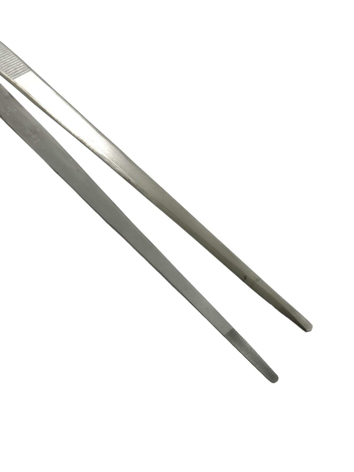 24″ Thumb Dressing Forceps, Serrated, Long Jumbo Tweezers for Aquascaping