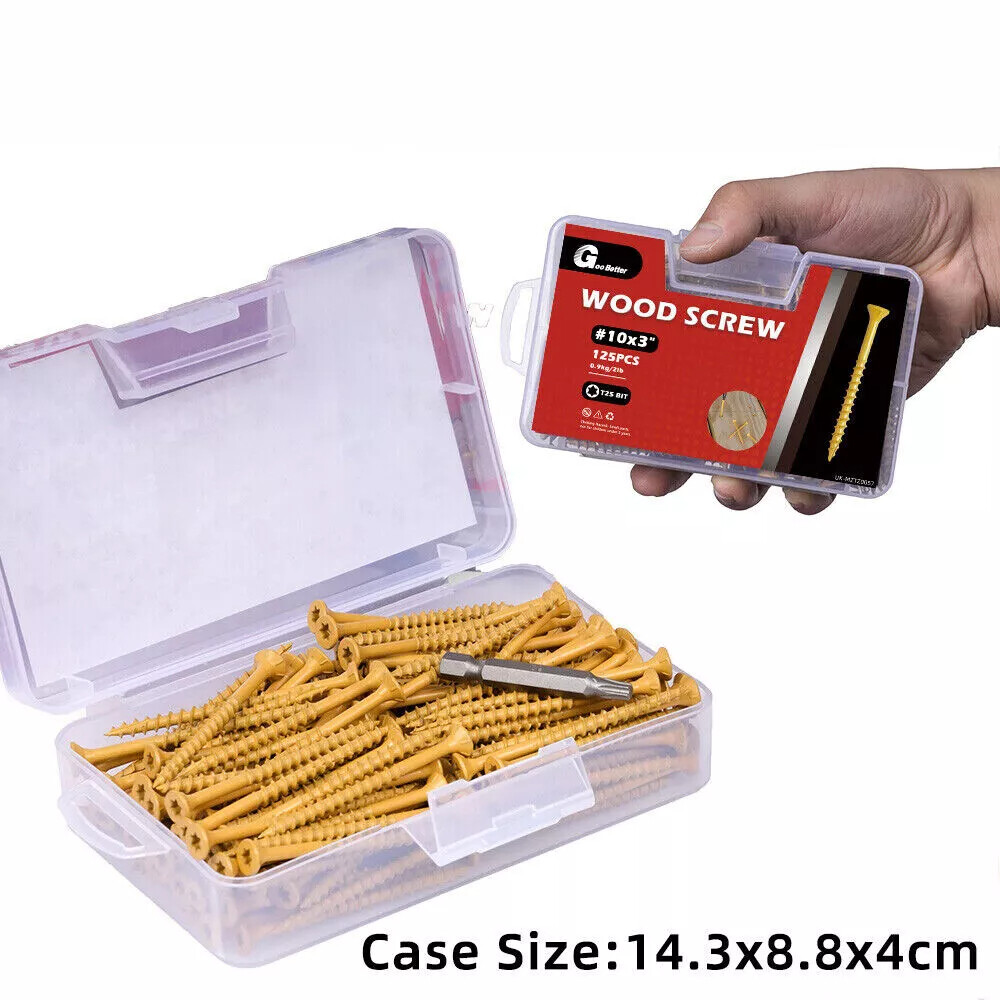 Torx T25 Star Flat Head #8 #9 #10 Wood Screws Deck Screws Self Tapping Screw Set