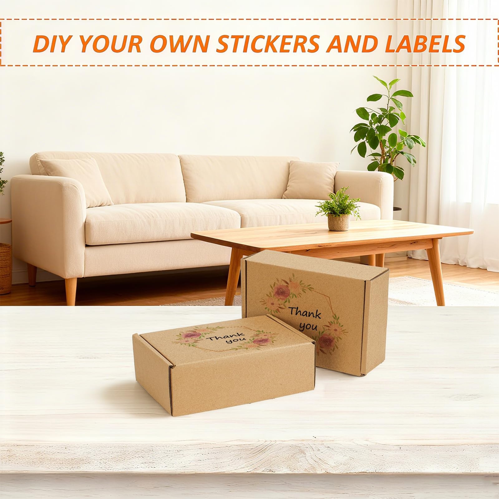 6x4x2 inches Shipping Boxes Set of 25, Brown Corrugated Cardboard Box Literat…