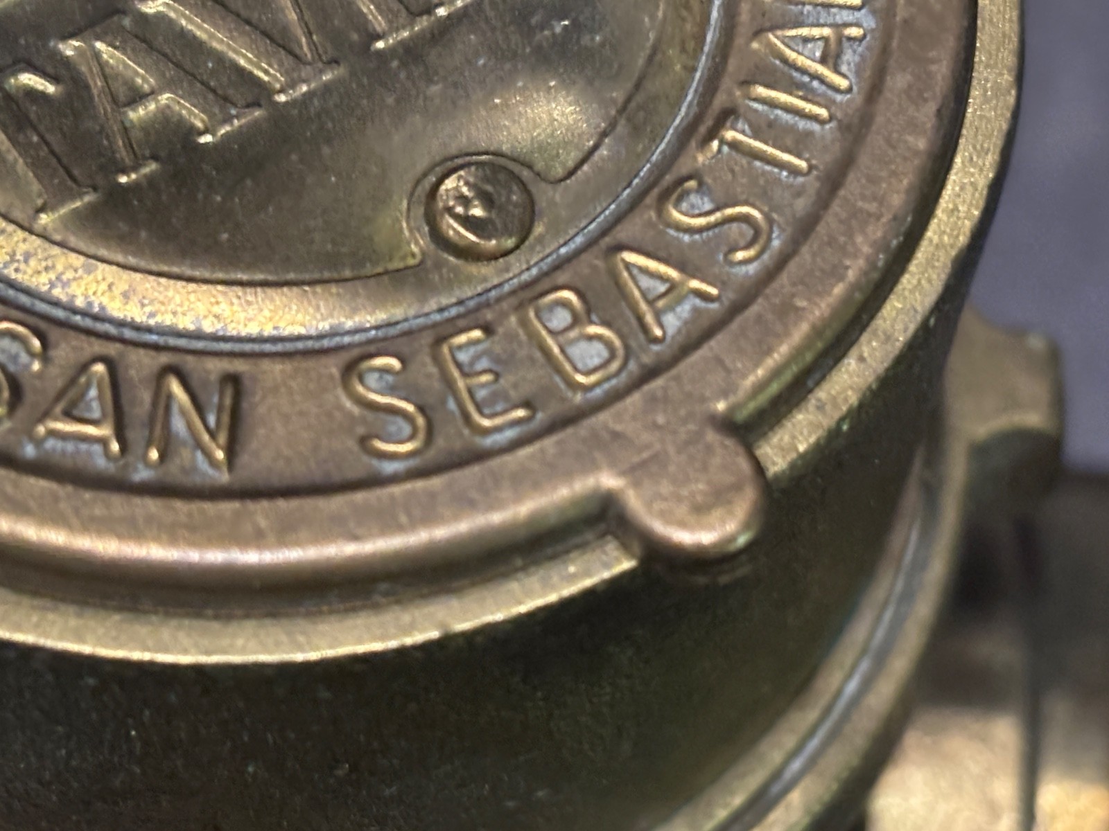 Elorriaga Tavira SOLID BRASS WATER METER SanSebastian Spain Industrial Chic 1964