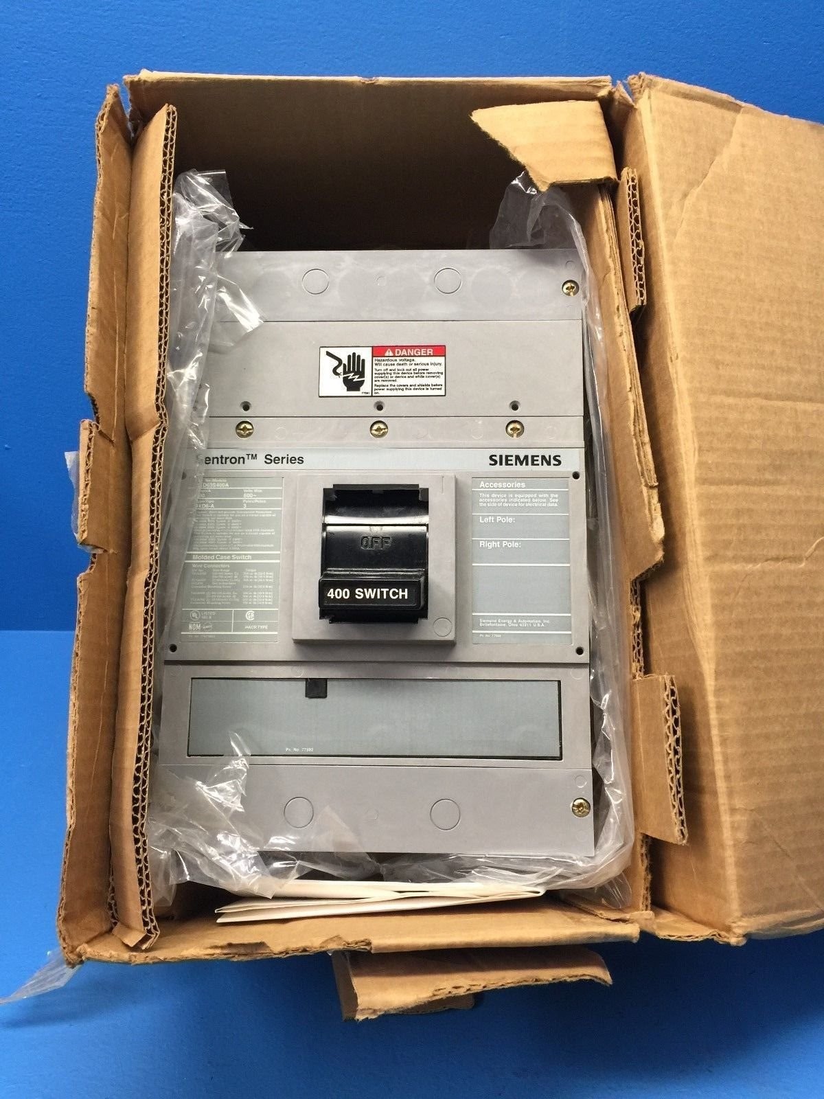 Siemens / ITE JXD63S400A (ITE) – Circuit Breaker
