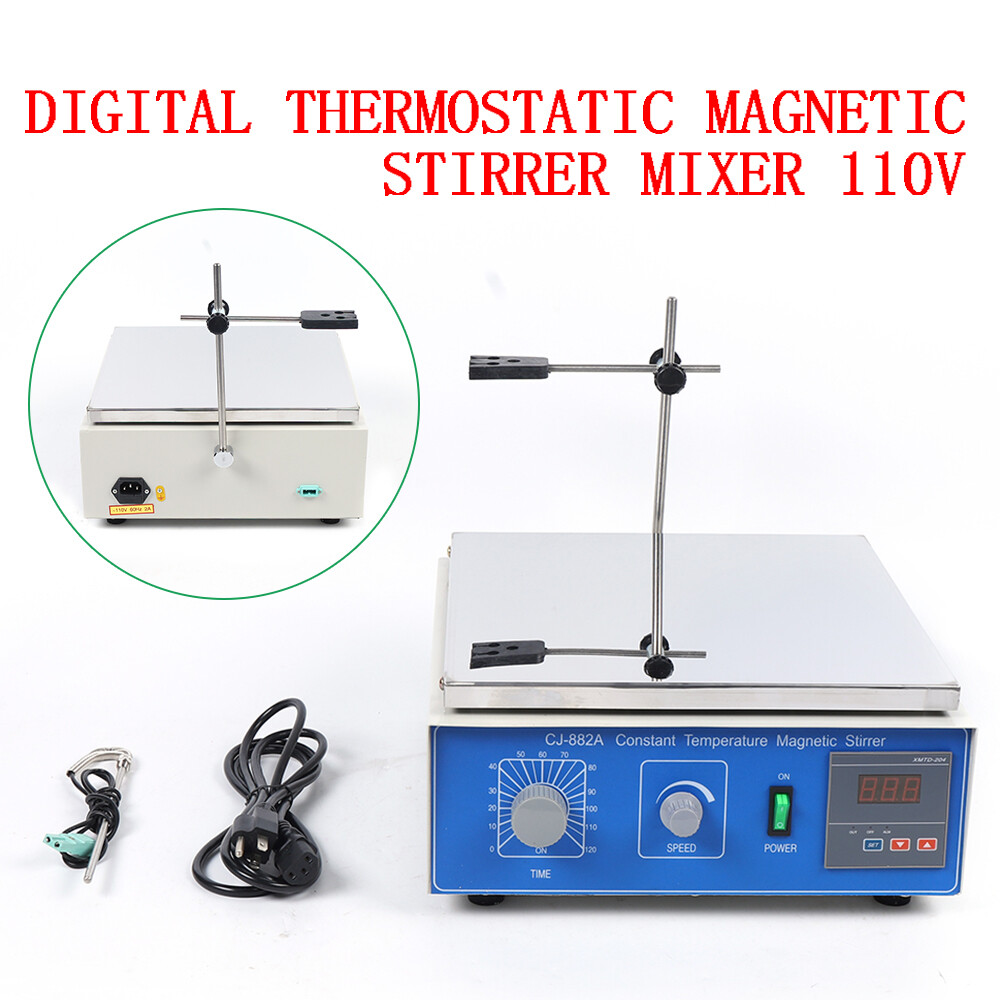 10000 ML Thermostatic Magnetic Stirrer Digital Lab With Hot Plate Heating Mixer
