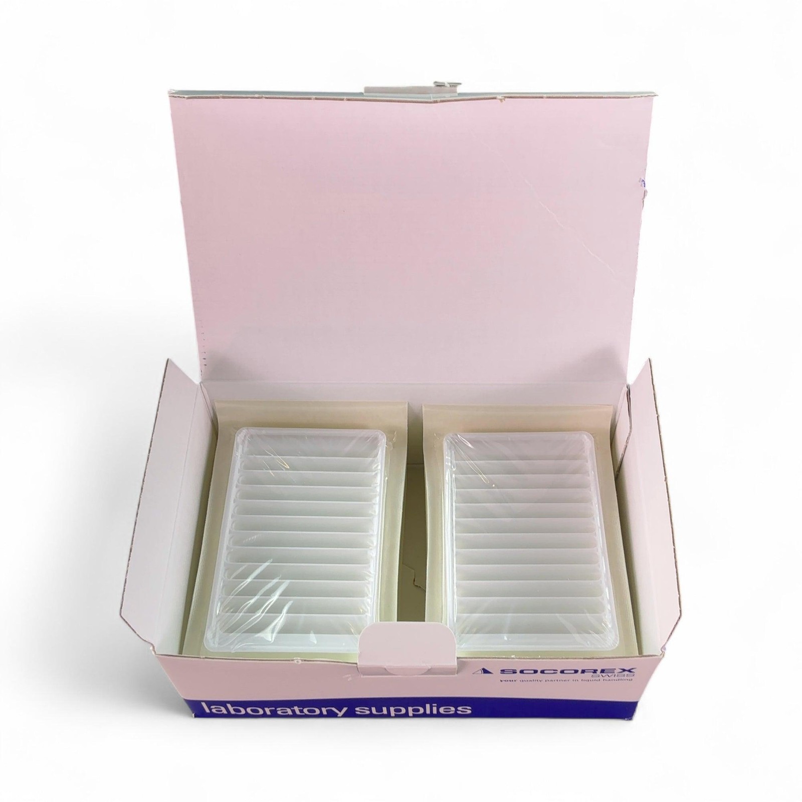 Socorex Sterile 12-Channel Reagent Reservoir 330.12.9 12x4mL Partial Open Box