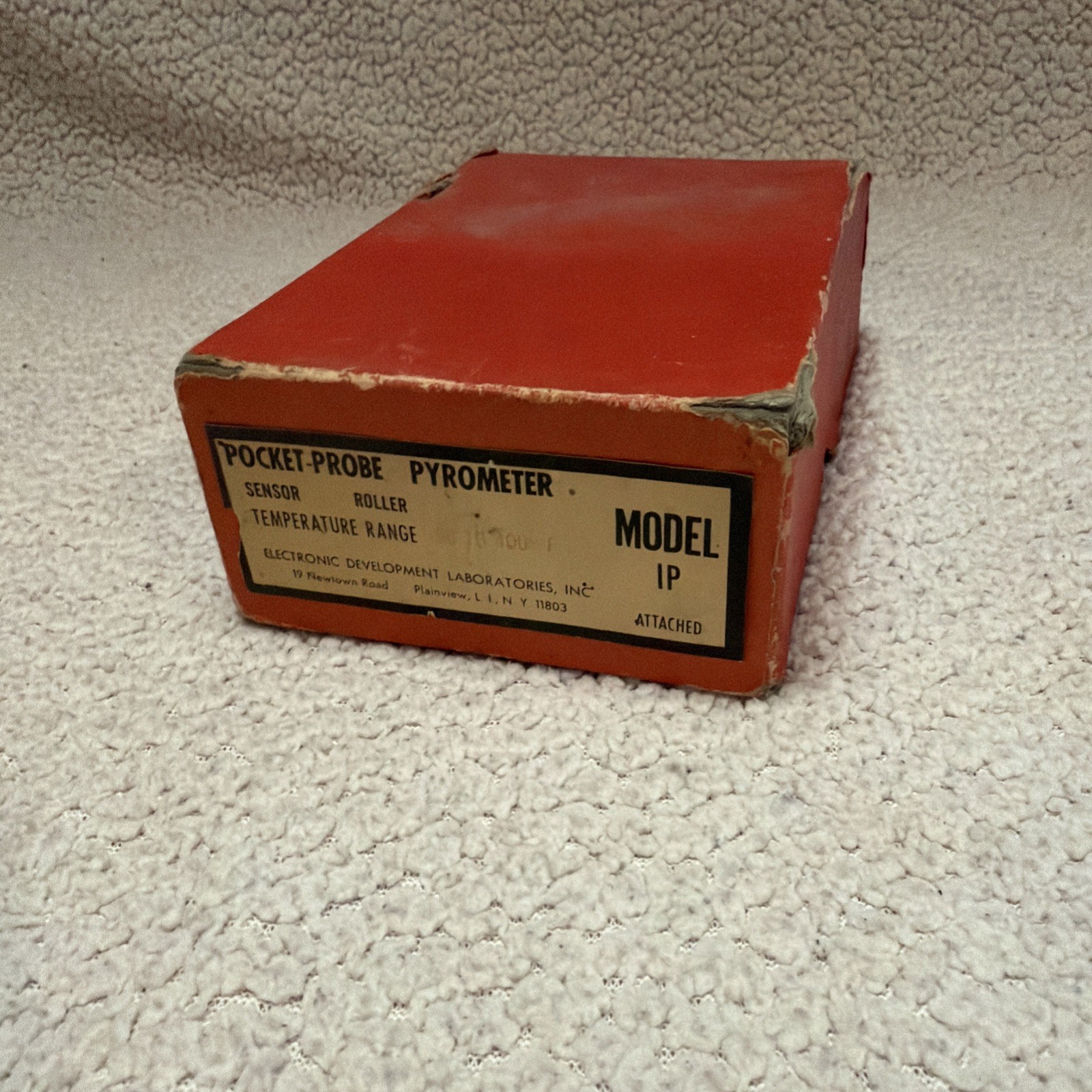 Vintage EDL Pocket-Probe Pyrometer Series II Model IP 50-400°F USA Box Manual