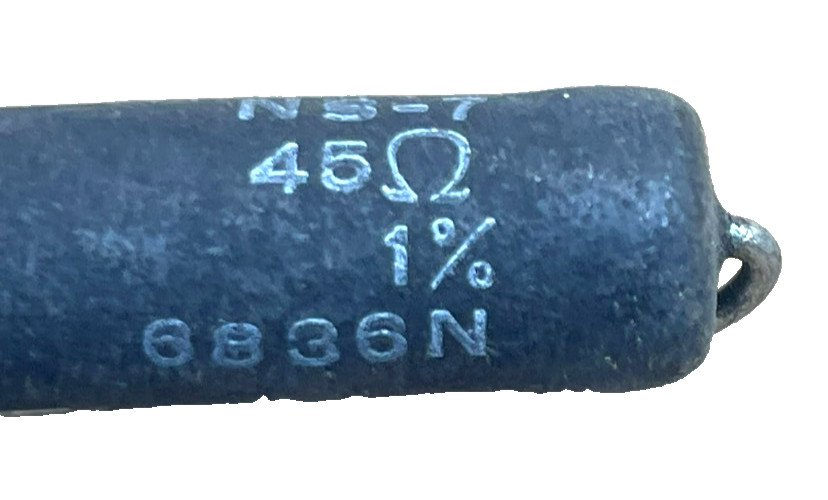 Vintage Dale NS-7 Resistors 45 Ω ohm – 1% / 6836N (Lot of 20)
