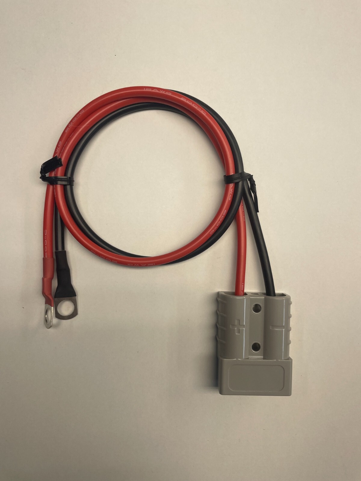 50A For Anderson Grey Plug With 100Cm Silicon 12Awg wier And 5/16″ Terminal