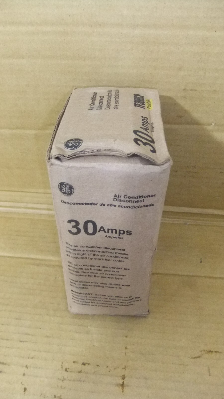 GE TF30RCP 240V 30A AC Disconnect Safety Switch –