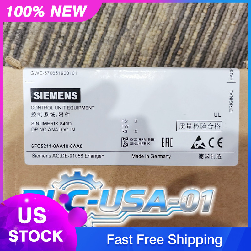 6FC5 211-0AA10-0AA0 1PCS New SIEMENS 6FC5211-0AA10-0AA0 Module Fast Delivery