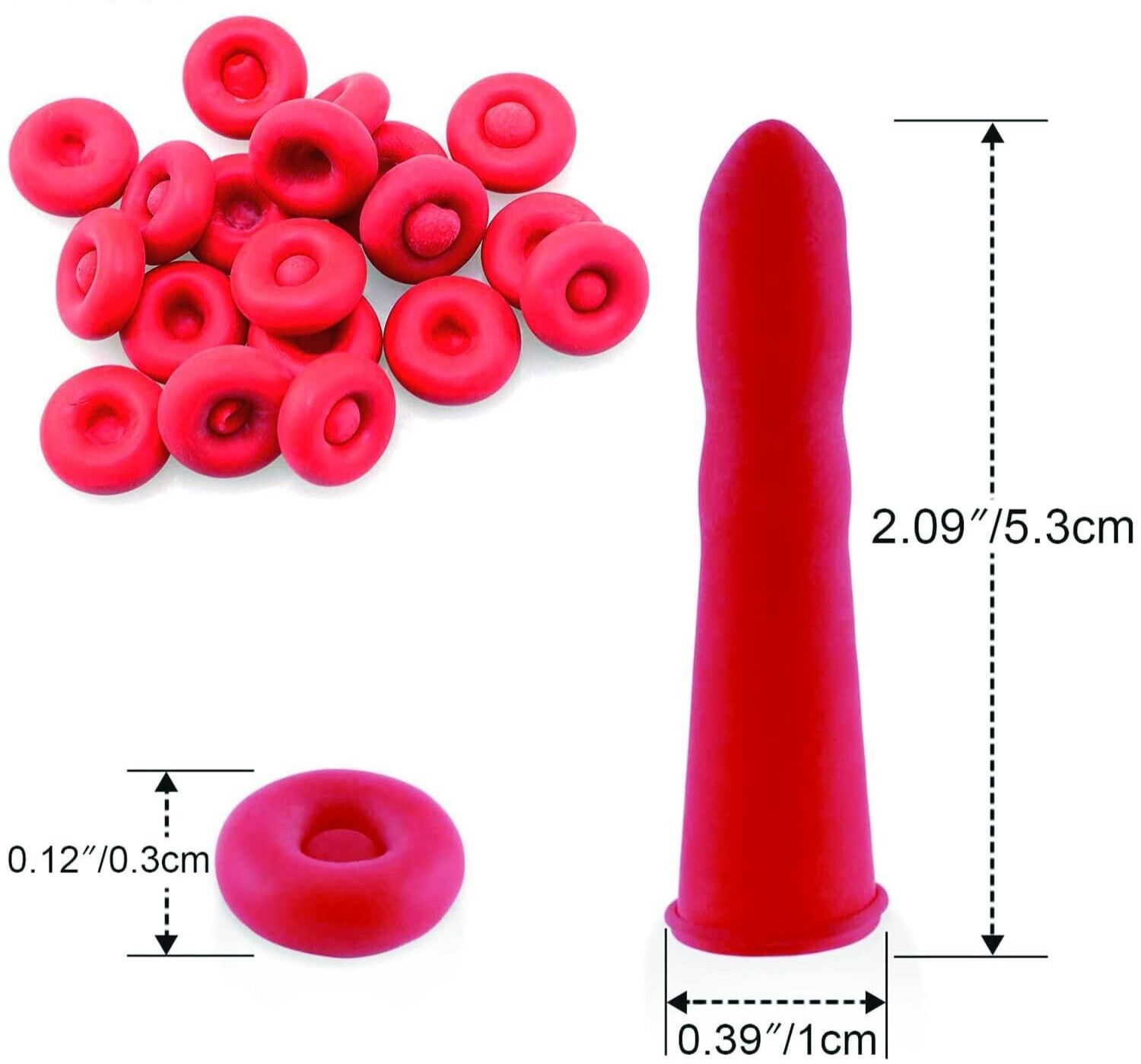Universal Fit Caulk Tube Latex Sealing Caps, Caulk Saver Cover Sealer for