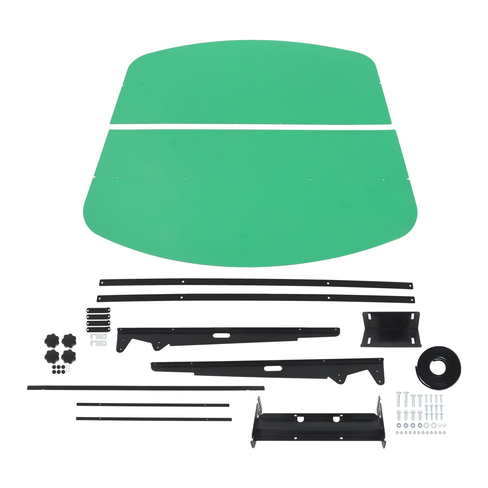 For John Deere 2″ x 2″ or 2″ x 3″ ROPS Tuff Top Tractor Canopy 52″ X 52″ Green