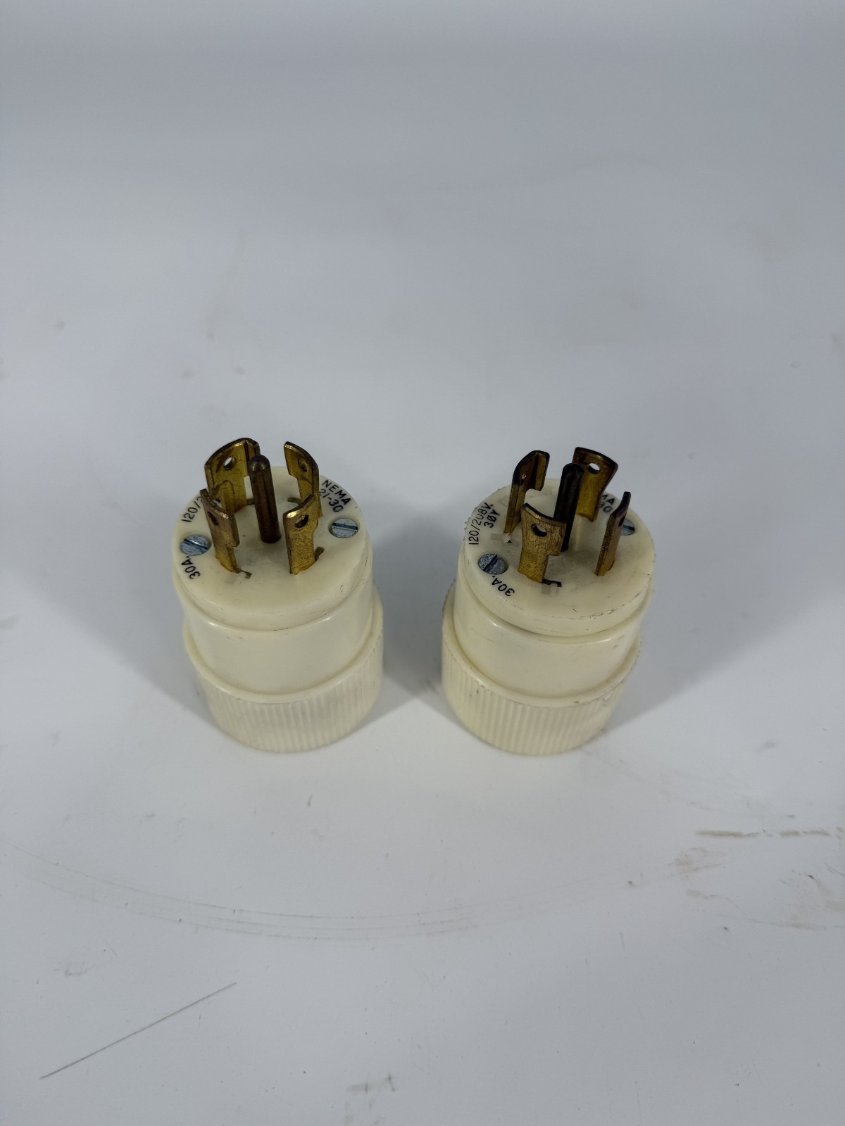 Lot of 2 NEMA L21-30P Rated for 30 Amps, 120/208V, 5-Wire